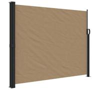 vidaXL Auvent latéral rétractable Taupe 160x300 cm – Écran d'intimité et brise-vue (4004319)