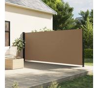 vidaXL Auvent latéral rétractable Taupe 160x600 cm, écran d’intimité de Jardin, Brise-Vue de Balcon, écran d'extérieur, Brise-Vue d'extérieur