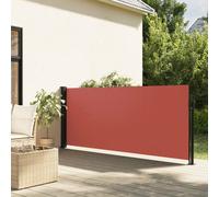 Vidaxl Auvent Latéral Rétractable Terre Cuite 140x500 Cm