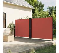 vidaXL Auvent latéral rétractable Terre Cuite 160x1200 cm