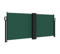 vidaXL Auvent latéral rétractable Vert foncé 100x600 cm