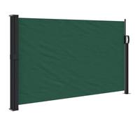 vidaXL Auvent latéral rétractable Vert foncé 120x600 cm, écran d’intimité de Jardin, Brise-Vue de Balcon, écran d'extérieur, Brise-Vue d'extérieur