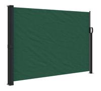vidaXL Auvent latéral rétractable vert foncé 140 x 600 cm