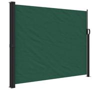 vidaXL - Auvent latéral rétractable - Écran d'intimité 160x300 cm Vert foncé