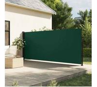 vidaXL - Auvent latéral rétractable - Écran d'intimité 160x300 cm Vert foncé