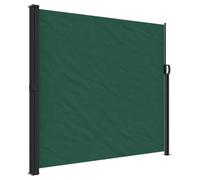 Auvent latéral rétractable - VIDAXL - 180x500 cm - Vert foncé - 100% polyester - Manuel