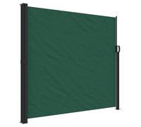 vidaXL Auvent latéral rétractable Brise-vue Vert foncé 180x600 cm