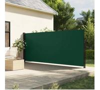 vidaXL Auvent latéral rétractable Brise-vue Vert foncé 180x600 cm