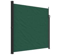 vidaXL Auvent latéral rétractable Vert foncé 200x300 cm