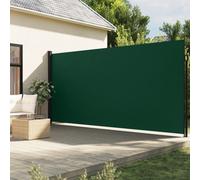vidaXL Auvent latéral rétractable Vert foncé 200x500 cm, écran d’intimité de Jardin, Brise-Vue de Balcon, écran d'extérieur, Brise-Vue d'extérieur