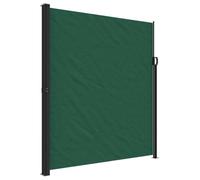 vidaXL Auvent latéral rétractable Écran d’intimité extérieur Vert foncé 220x500 cm