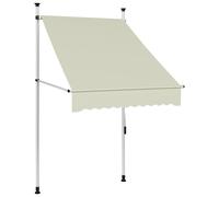 Vidaxl Auvent Manuel Rétractable 100 Cm Crème