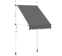 Auvent Manuel Rétractable 150 Cm Anthracite