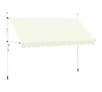 Auvent Manuel Rétractable 400 Cm Crème
