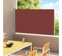 Vidaxl Auvent Manuel Rétractable Avec Led Bordeaux 450x350 Cm
