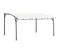 vidaXL Auvent pare-soleil de jardin 4x3x2,55 m Crème