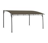 vidaXL Auvent pare-soleil de Jardin Belvédère d'Extérieur Tente de Jardin Camping Barbecue Pique-nique 4x3x2,55 m Taupe312255