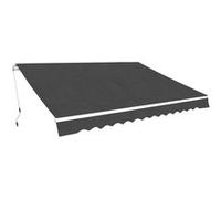 vidaXL Auvent pliable manuel 600 cm Anthracite G