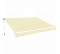 Luifel handmatig uittrekbaar 600 cm crÃme276353