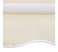 Vidaxl Auvent Pliable Motorisé 400 Cm Crème