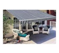 vidaXL Auvent pliable motorisé 600 cm Bleu/blanc