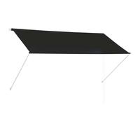 vidaXL Auvent Rétractable 250x150 cm Anthracité Store Pare Soleil Jardin