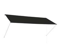 vidaXL Auvent rétractable Store pare-soleil jardin 143761 – 300x150 cm Anthracite