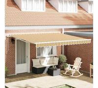 Vidaxl Auvent Rétractable 400 × 300 Cm Multicolore