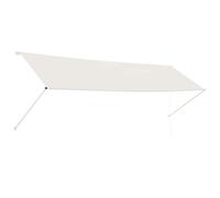 Vidaxl Auvent Rétractable 400x150 Cm Crème