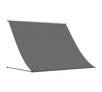 vidaXL – Auvent rétractable – Anthracite 250x150 m – Tissu et acier