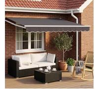 vidaXL Auvent rétractable Anthracite 3 x 2 m 3418888