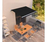 Auvent Rétractable Automatique 350x250 cm Crème Store Balcon Jardin vidaXL