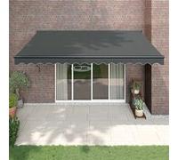 vidaXL Auvent rétractable automatique anthracite 4,5x3 m Anthracite G