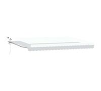vidaXL Auvent rétractable Automatique avec LED Blanc 500x350 cm