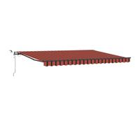 Auvent Rétractable avec tissu Pare-soleil extérieur Auvent de balcon vidaXL vida