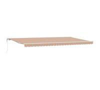vidaXL Auvent Rétractable Automatique avec Rayures Multicolores, 600x300 cm