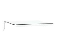 vidaXL Auvent rétractable Automatique Blanc 500x300 cm
