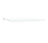 vidaXL Auvent rétractable Automatique Blanc 600x350 cm