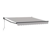 Auvent Rétractable Automatique Vidaxl Gris 350x250 Cm, Tissu De Remplacement Pour Auvent Vidaxl Pour Cadre 3.5x2.5 M Gris Clair