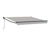 Auvent Rétractable Automatique Vidaxl Gris 350x250 Cm, Tissu De Remplacement Pour Auvent Vidaxl Pour Cadre 3.5x2.5 M Gris Clair
