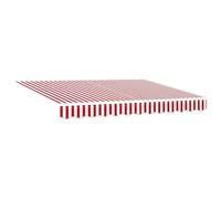 vidaXL Auvent rétractable Automatique Rouge et Blanc, 300 x 250 cm. Résistant aux intempéries, C'est Une Super Solution pour l'ombre sur balcons, patios ou même pour Couvrir Votre extérieur.