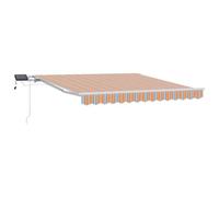 Vidaxl Auvent Rétractable With Multicolore 300 X 250 Cm Tissu