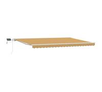 Vidaxl Auvent Rétractable With Manuel 500 × 300 Cm Multicolore