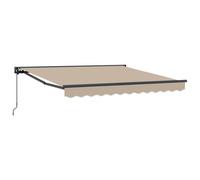 Vidaxl Auvent Rétractable Beige 350x250 Cm