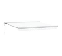 Vidaxl Auvent Rétractable Automatique Blanc 400 X 300 Cm