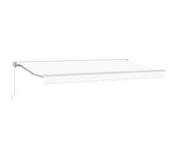 Vidaxl Auvent Rétractable Blanc 400x200 Cm