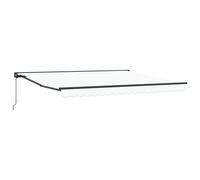 Vidaxl Auvent Rétractable Blanc 400x300 Cm