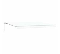 Auvent Manuel Rétractable vidaXL Blanc 500x300 cm 3331351
