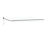 Auvent rétractable automatique vidaXL Blanc 500x300 cm 3331362