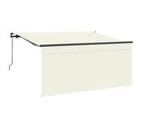 Vidaxl Auvent Rétractable Crème 300 X 200 Cm Tissu